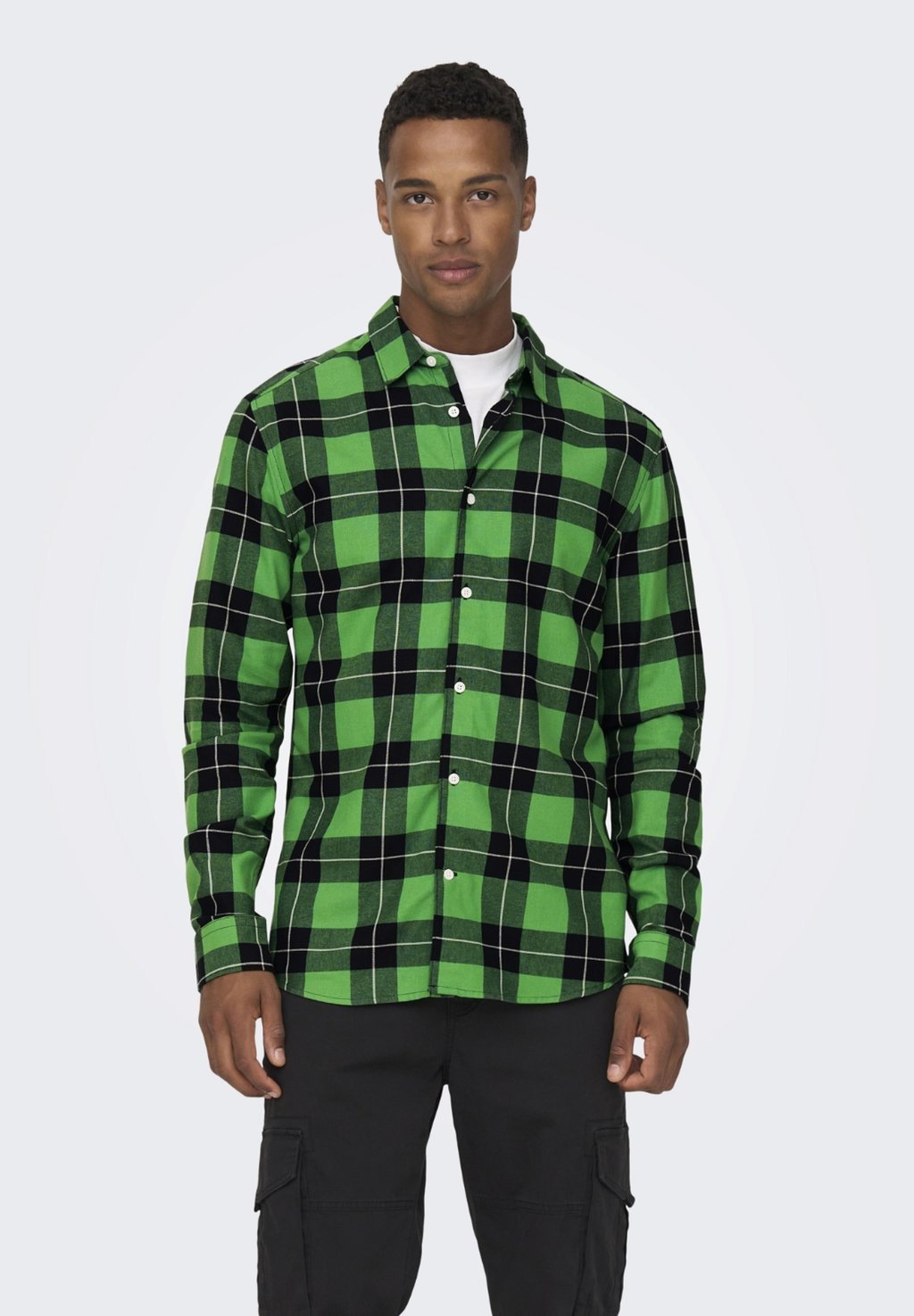 

Рубашка Onsari Shirt Only & Sons, цвет medium green