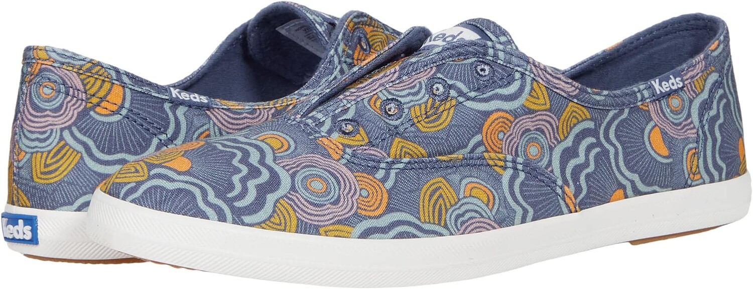 

Кроссовки Chillax Slip On Keds, цвет Navy Multi
