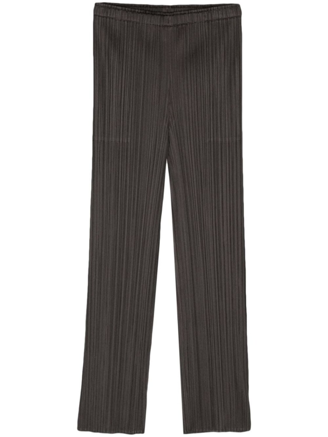 

Pleats Please Issey Miyake плиссированные брюки прямого кроя, серый