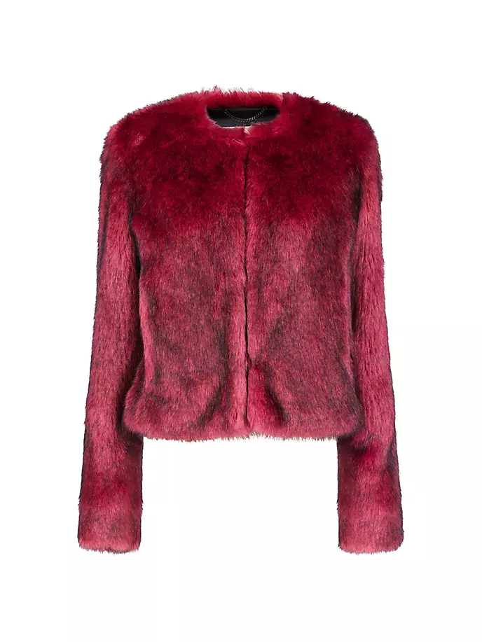 

Куртка из искусственного меха Michael Michael Kors, цвет deep fuchsia