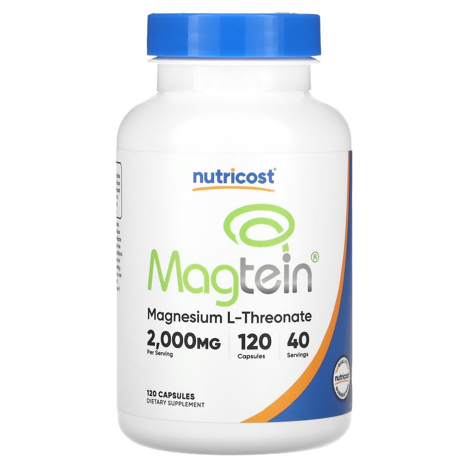 

Magtein, 666 мг, 120 капсул, Nutricost