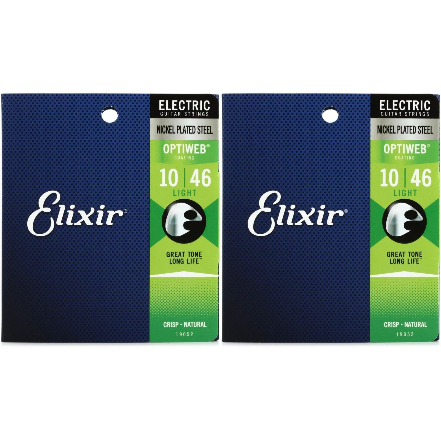 

Elixir Strings 19052 Струны для электрогитары Optiweb — .010-.046 Light (2 шт.)