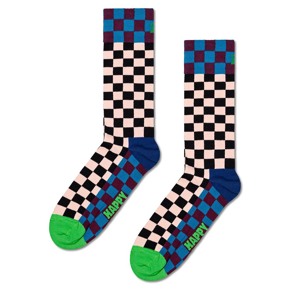 Носки Happy Checkerboard Half, разноцветный
