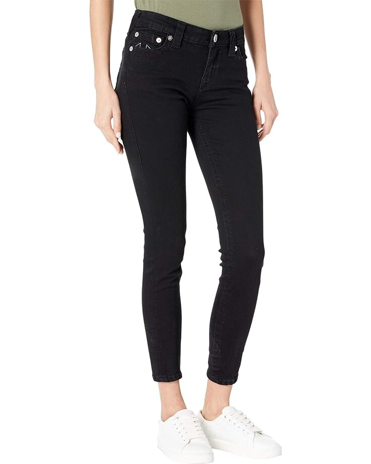 

Джинсы True Religion Halle Skinny in Body Rinse Black, черный