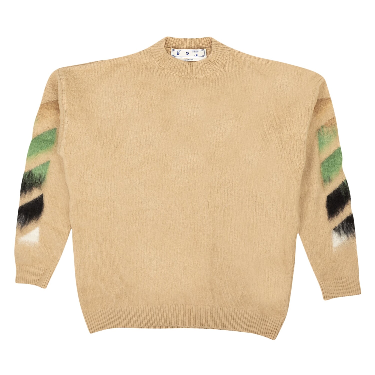 

Off-White Толстовка Diag с начесом, цвет Тан