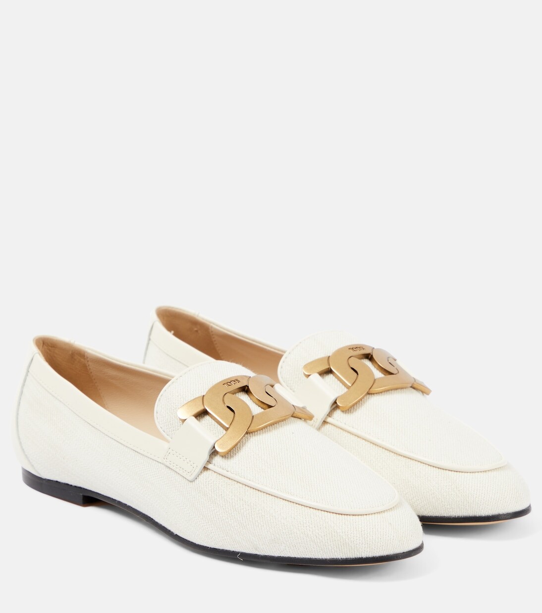 

Лоферы с кожаной отделкой Tod'S, желтый