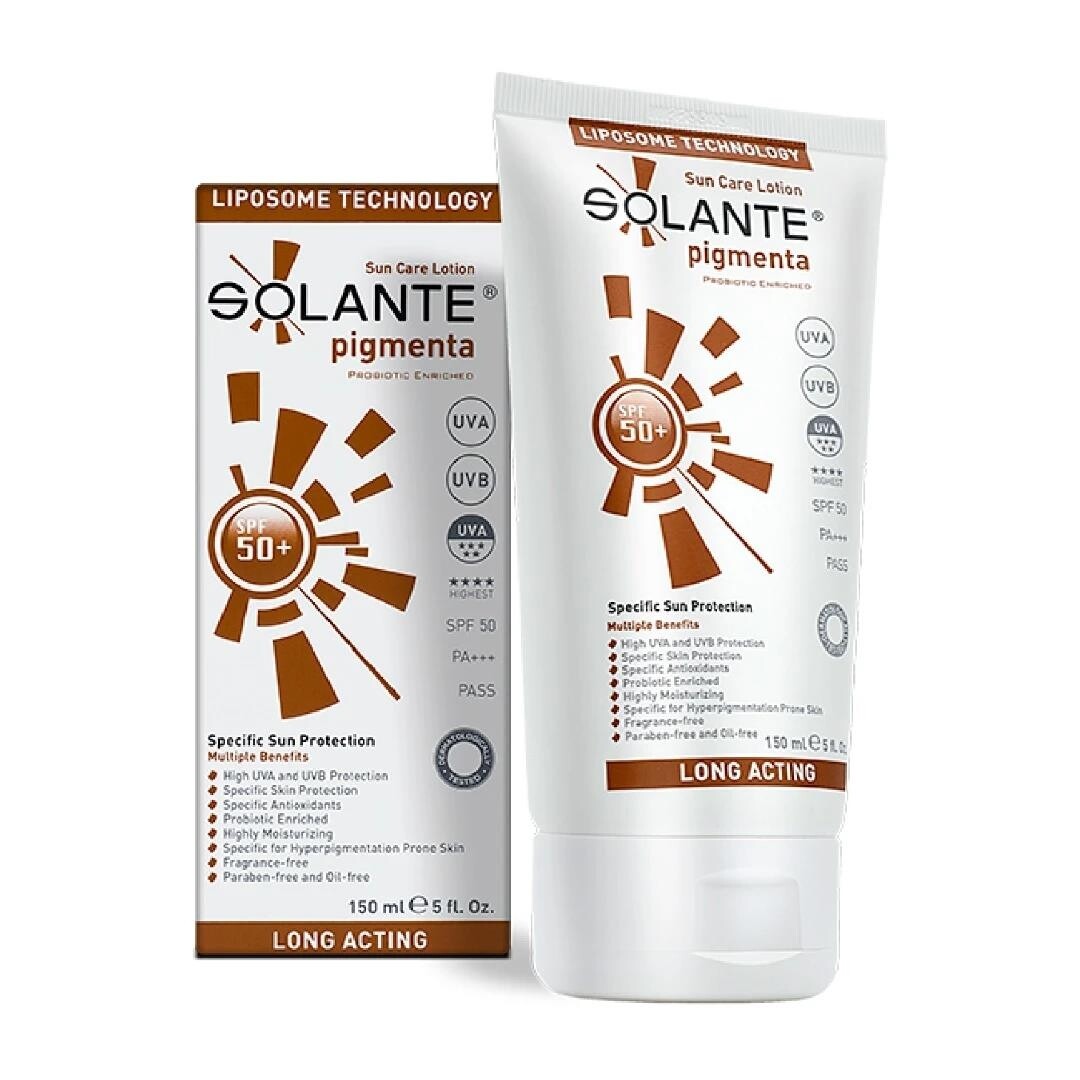 

Solante Pigmenta Spf 50+ 150 мл Солнцезащитный лосьон для проблемной кожи