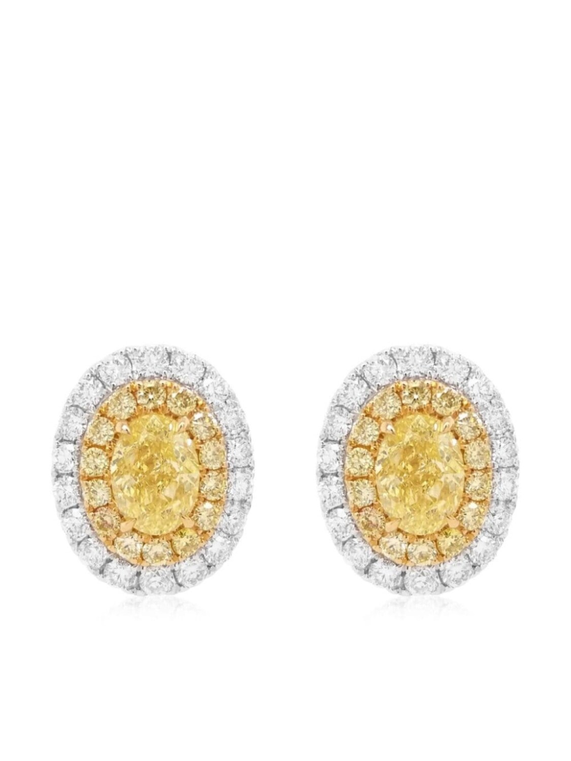 

Серьги из белого золота с бриллиантами HYT Jewelry, серебряный
