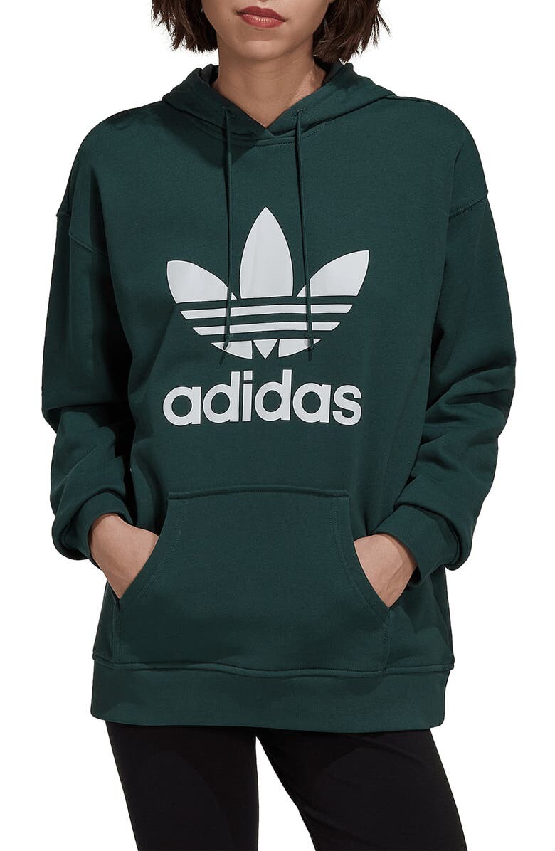 

Худи из ткани френч терри Adicolor Trefoil ADIDAS ORIGINALS
