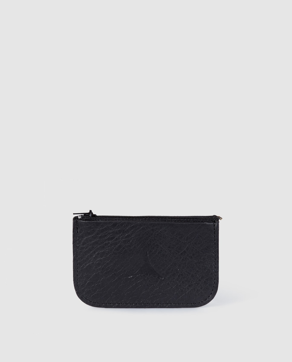 цена Alep мужской черный кожаный кошелек с внутренним портмоне Alep, черный