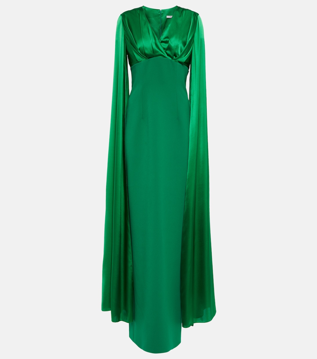 Креповое платье SAFIYAA, зеленый