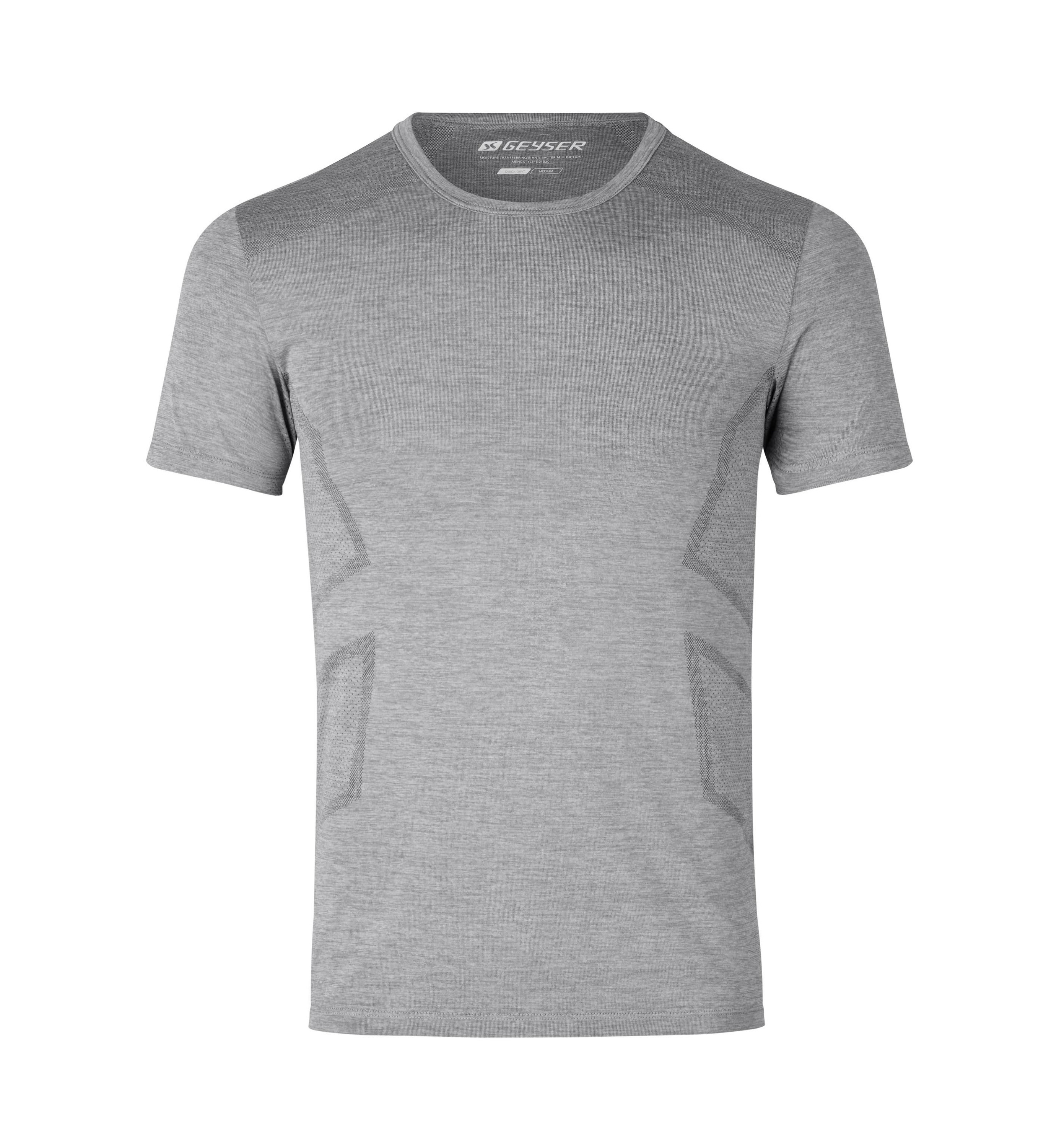 Рубашка GEYSER T Shirt seamless, цвет Grau meliert