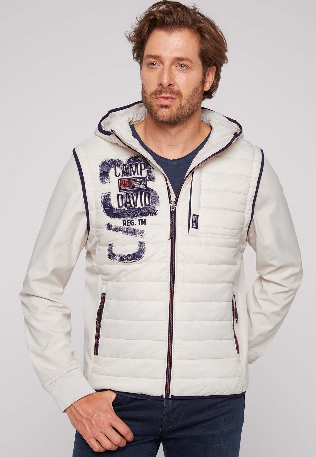 

Зимняя куртка 2-IN-1 Camp David, цвет silvery