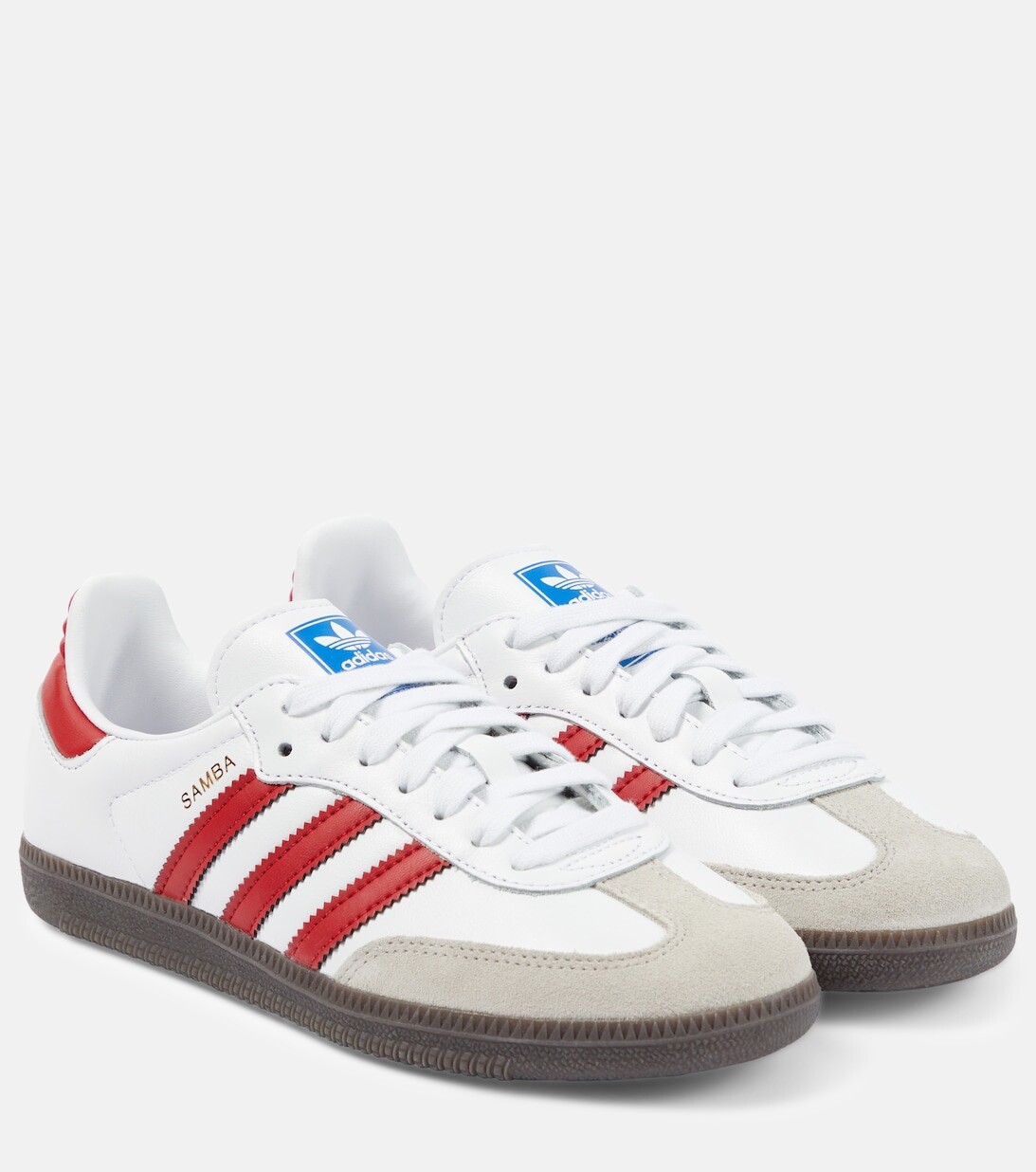 

Кожаные кроссовки Samba OG Adidas, белый