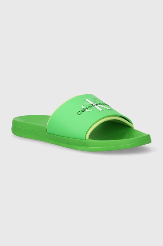 

Шлепанцы из ТПУ SLIDE MONOGRAM Calvin Klein Jeans, зеленый