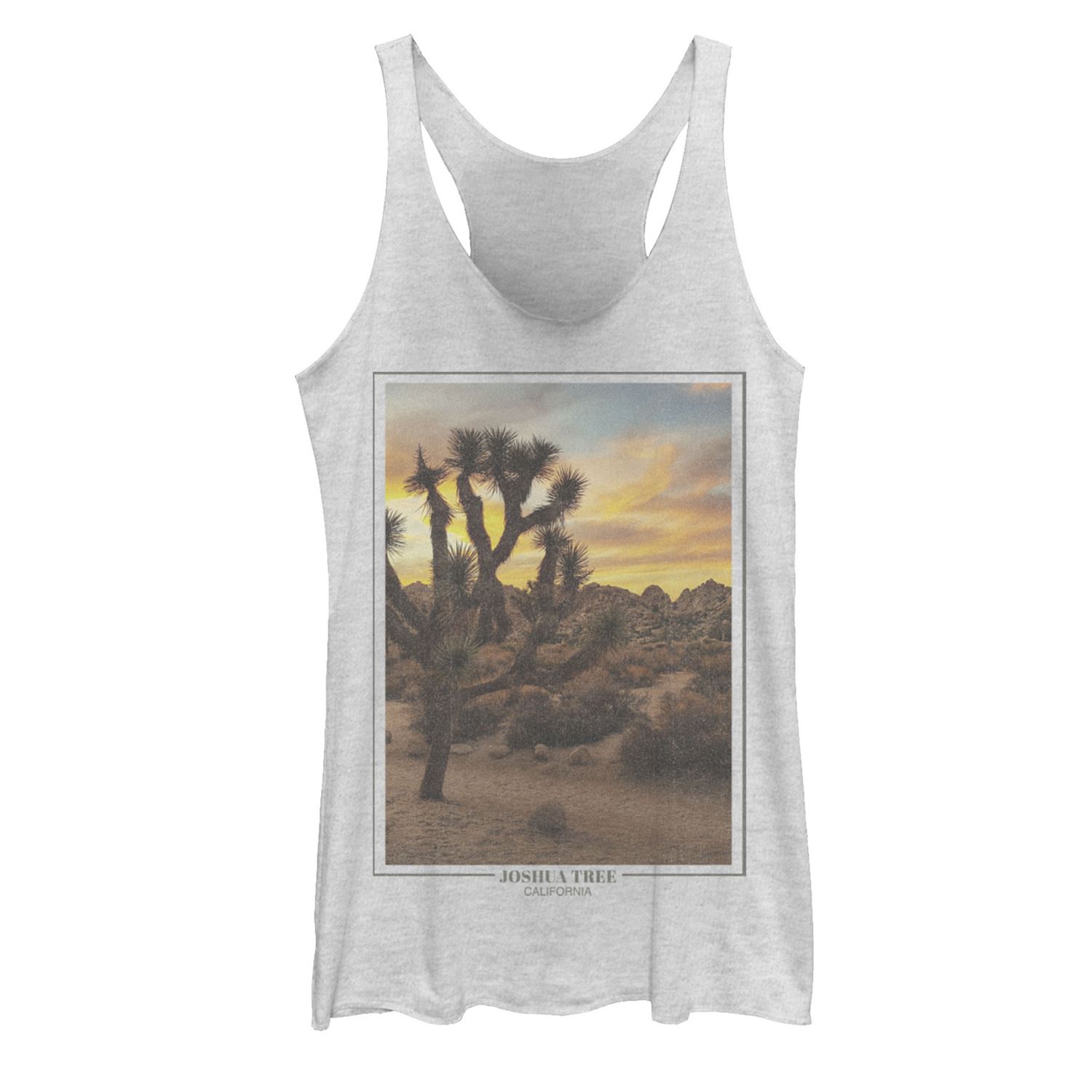 Юниорская футболка с изображением Джошуа-Три в пустыне и графическим баком