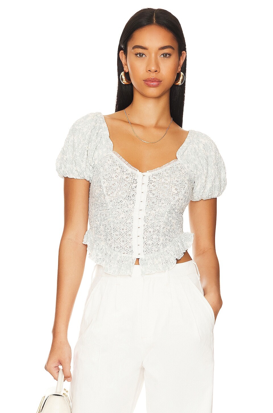 

Топ Free People Oh Baby, цвет Tea Combo