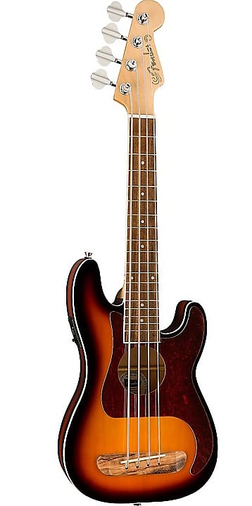 fullerton hotel Басс гитара Fender Fullerton P-Bass Bass 4-String Ukulele - 3-Color Sunburst