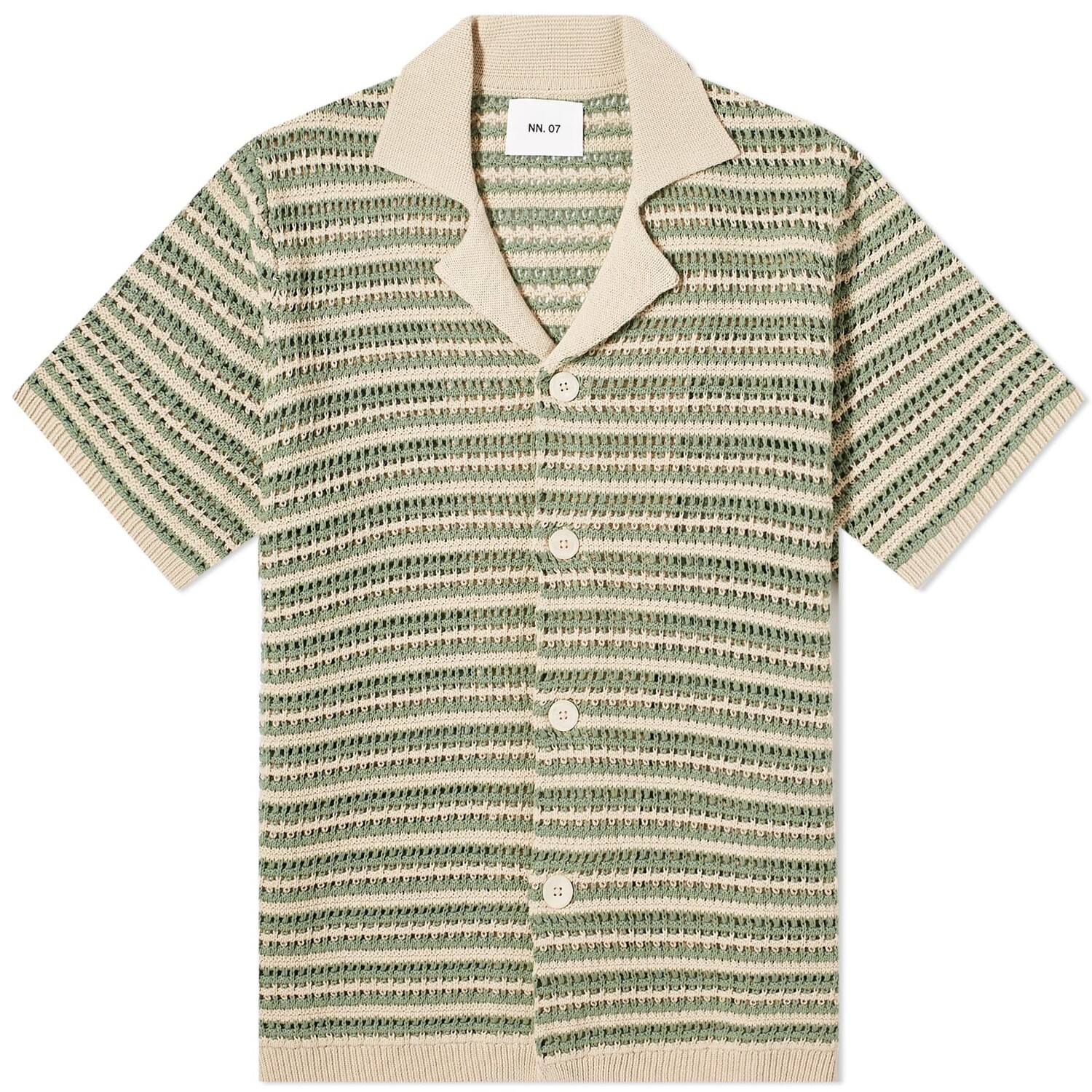 

Рубашка Nn07 Henry Knit Vacation Shirt, экрю