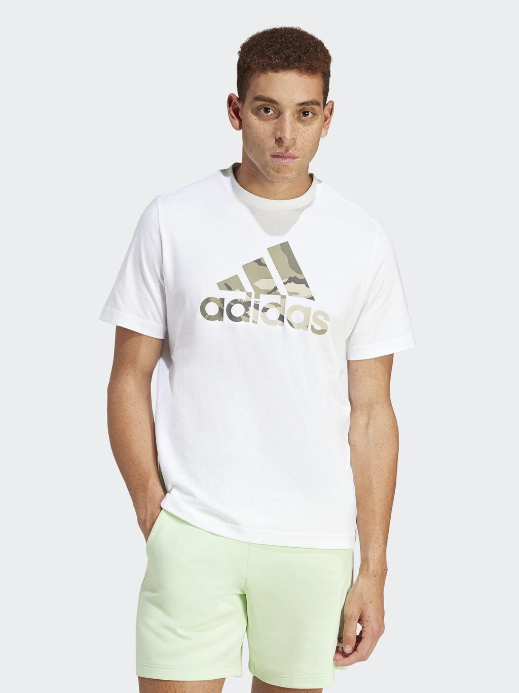 

Футболка с принтом M Camo G T adidas Sportswear, белый