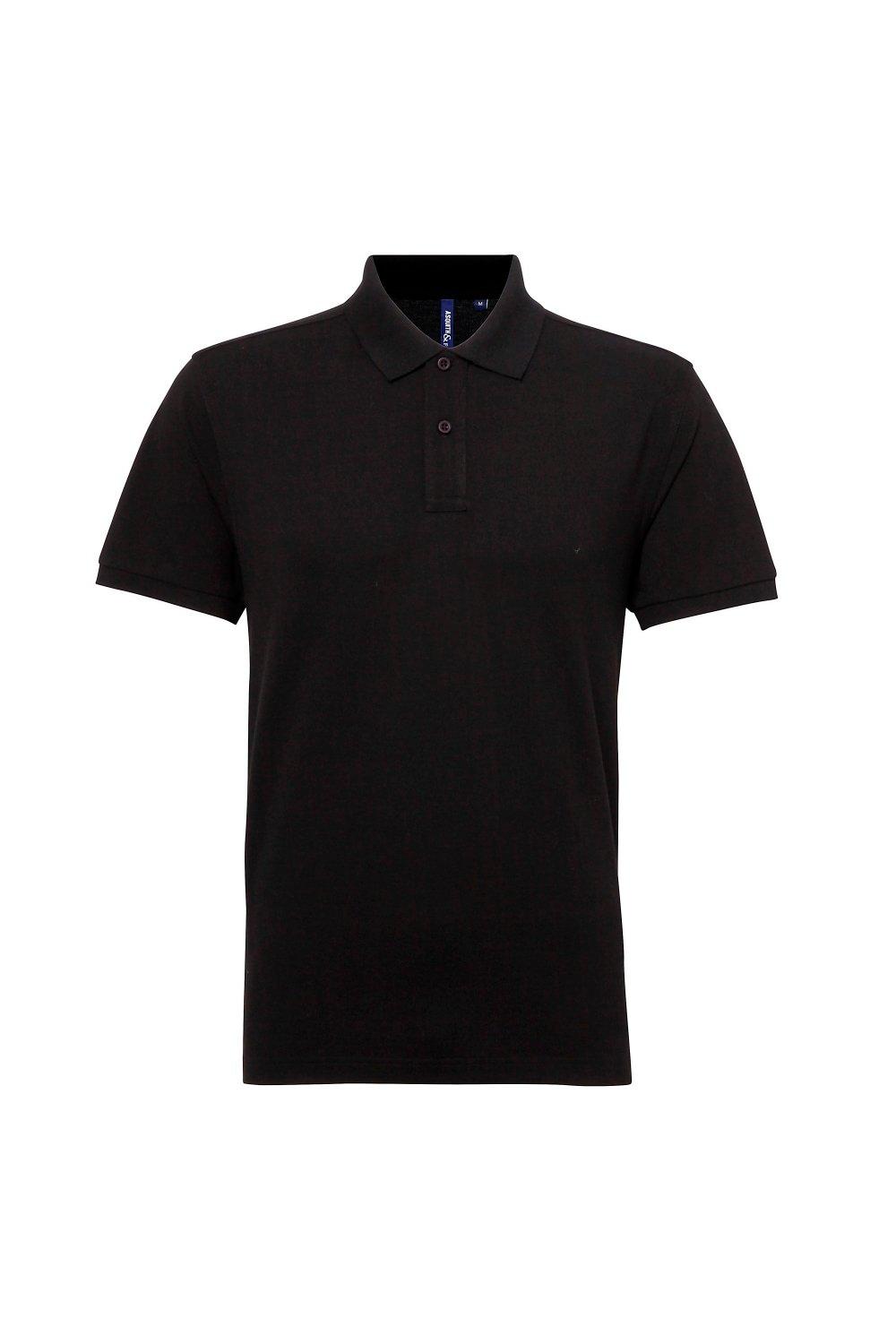 цена Рубашка поло Performance Mix с короткими рукавами Asquith & Fox, черный