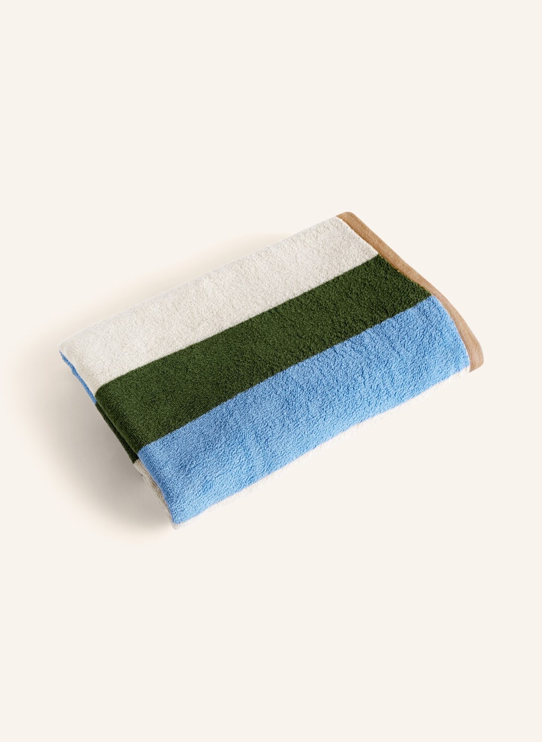 

Банное полотенце Hay TRIO, 90x170 см, цвет creme/hellblau/grün