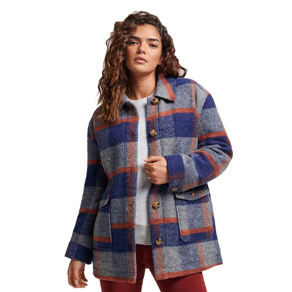 

Куртка Superdry Vintage Overshirt, синий
