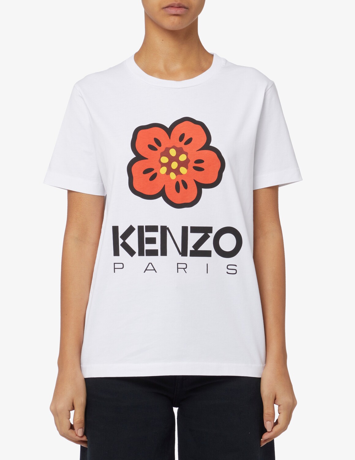 

Хлопковая футболка Icon Kenzo, цвет White