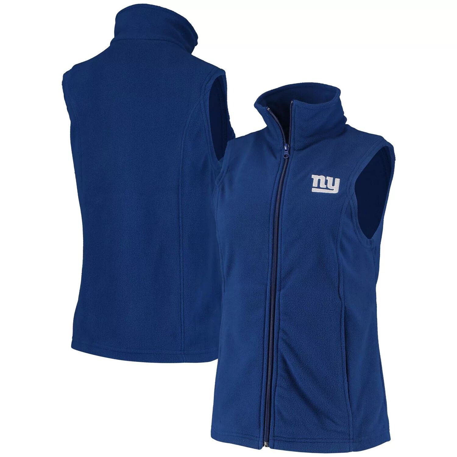 

Женский флисовый жилет с молнией во всю длину New York Giants Royal Houston