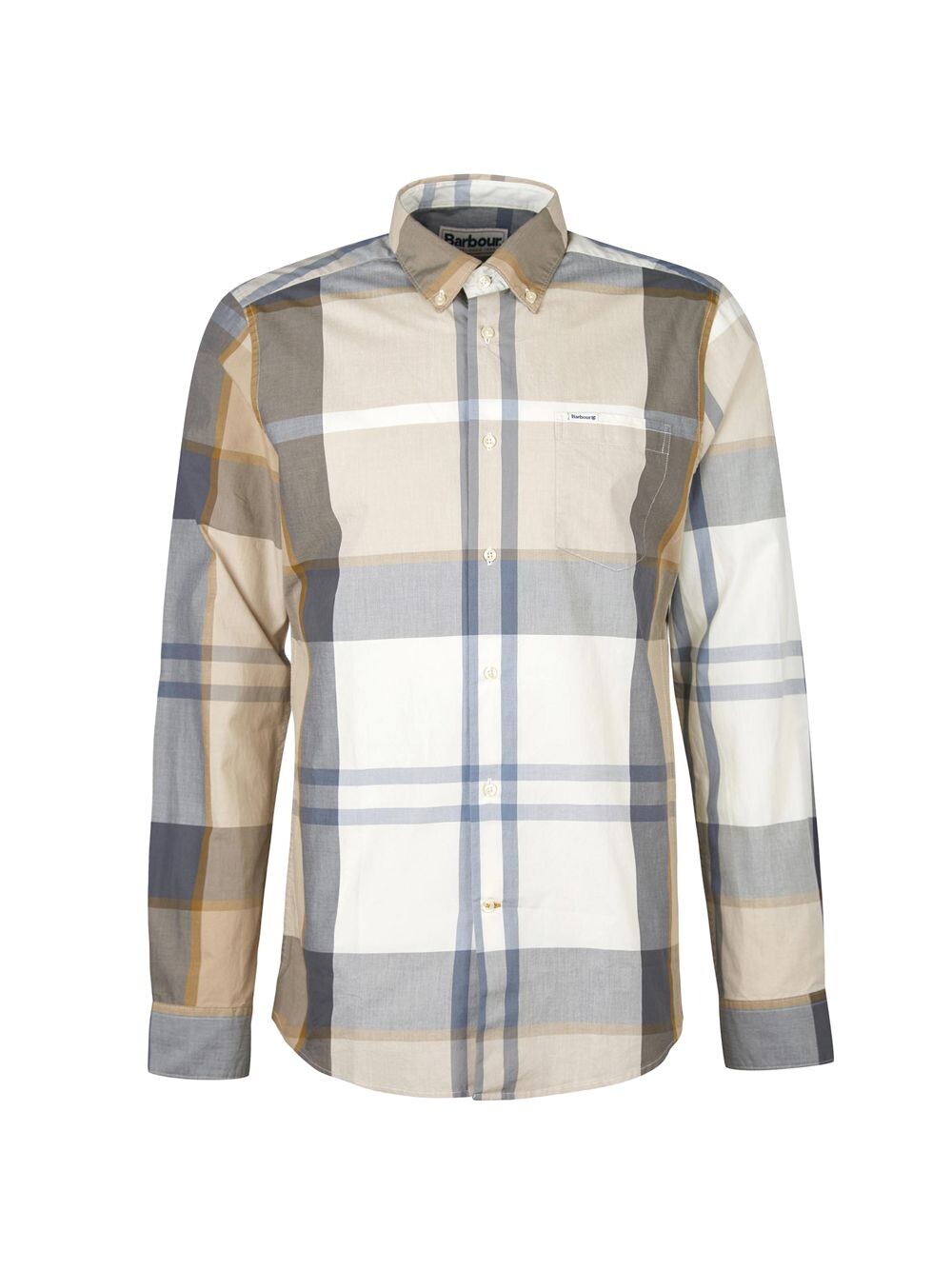 

Рубашка в крупную клетку Harris Barbour, песочный