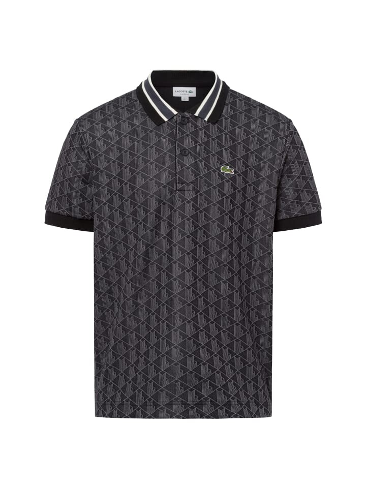 

Поло Lacoste, цвет schwarz grau