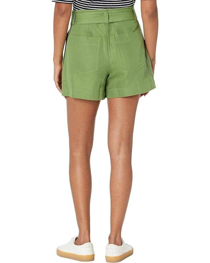 

Шорты Vince Belted Twill Shorts, цвет Kiwi