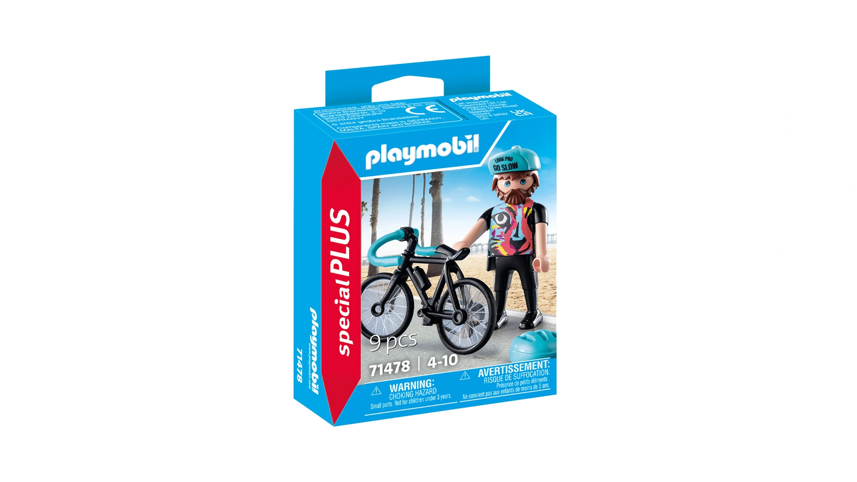 Special plus велосипедист пол Playmobil special plus бабушка с кошками playmobil