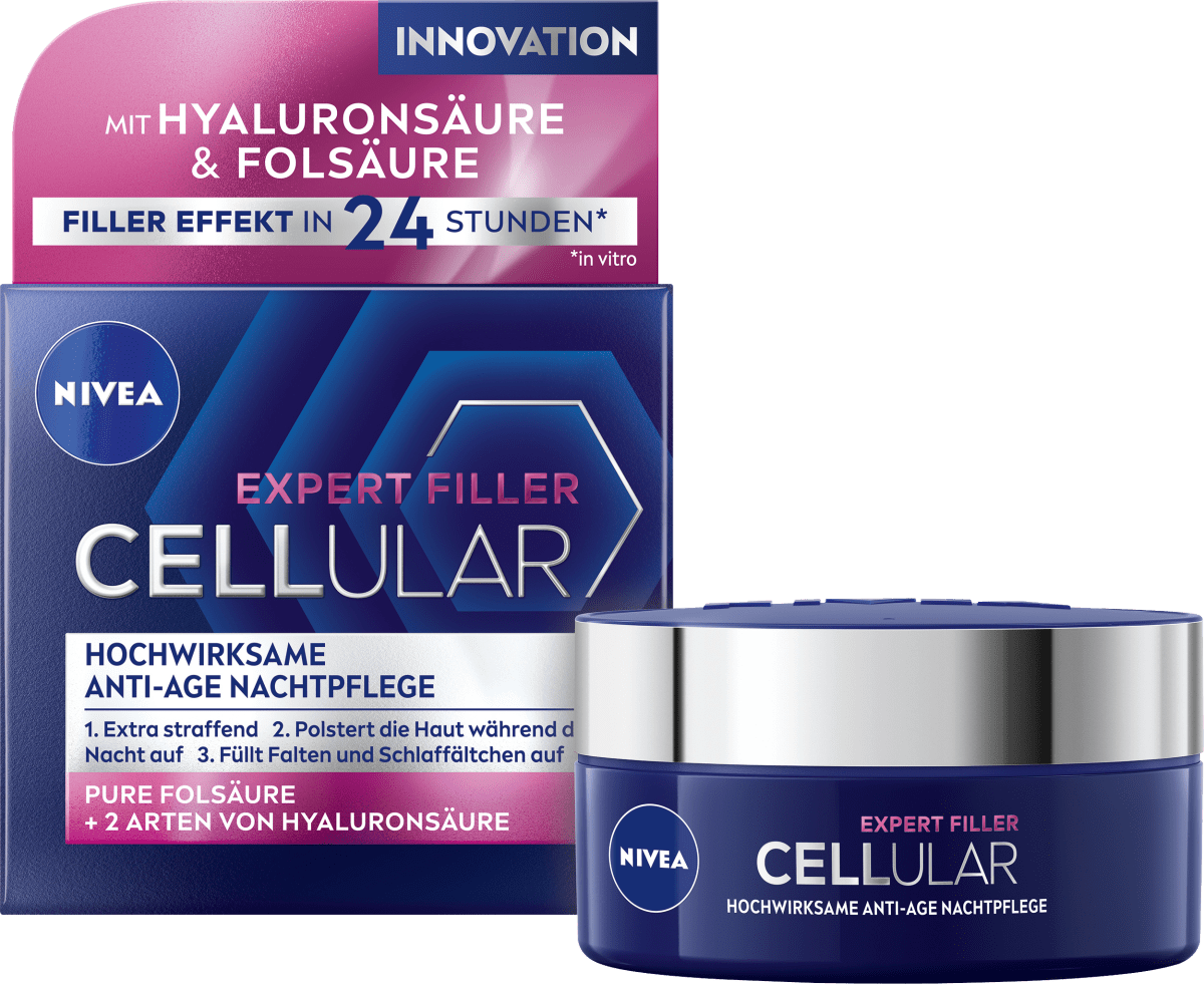 цена Ночной крем Anti Age Cellular Expert Filler 50 мл NIVEA