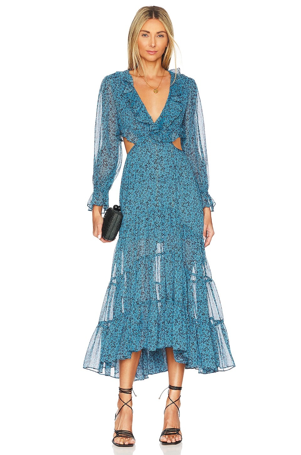 

Платье MISA Los Angeles Amelia, цвет Cerulean Ditzy