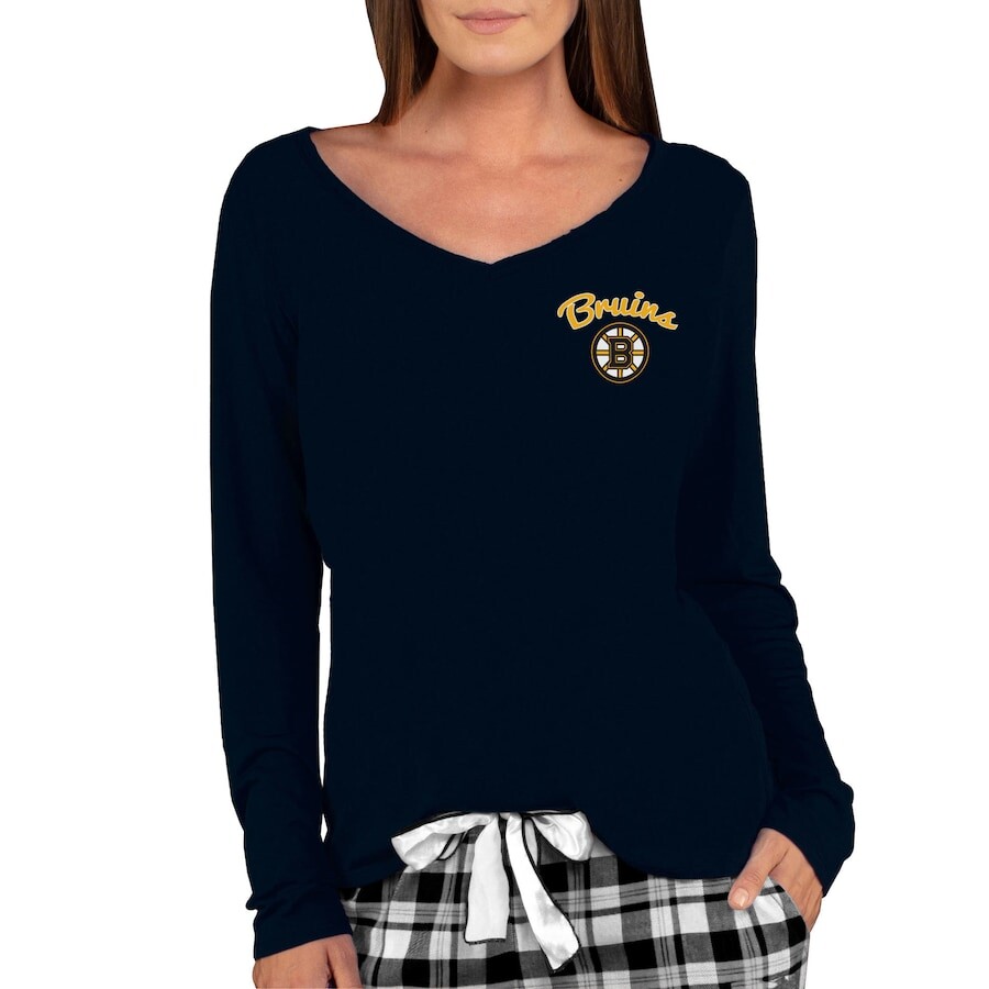 

Футболка с длинным рукавом Concepts Sport Boston Bruins, черный