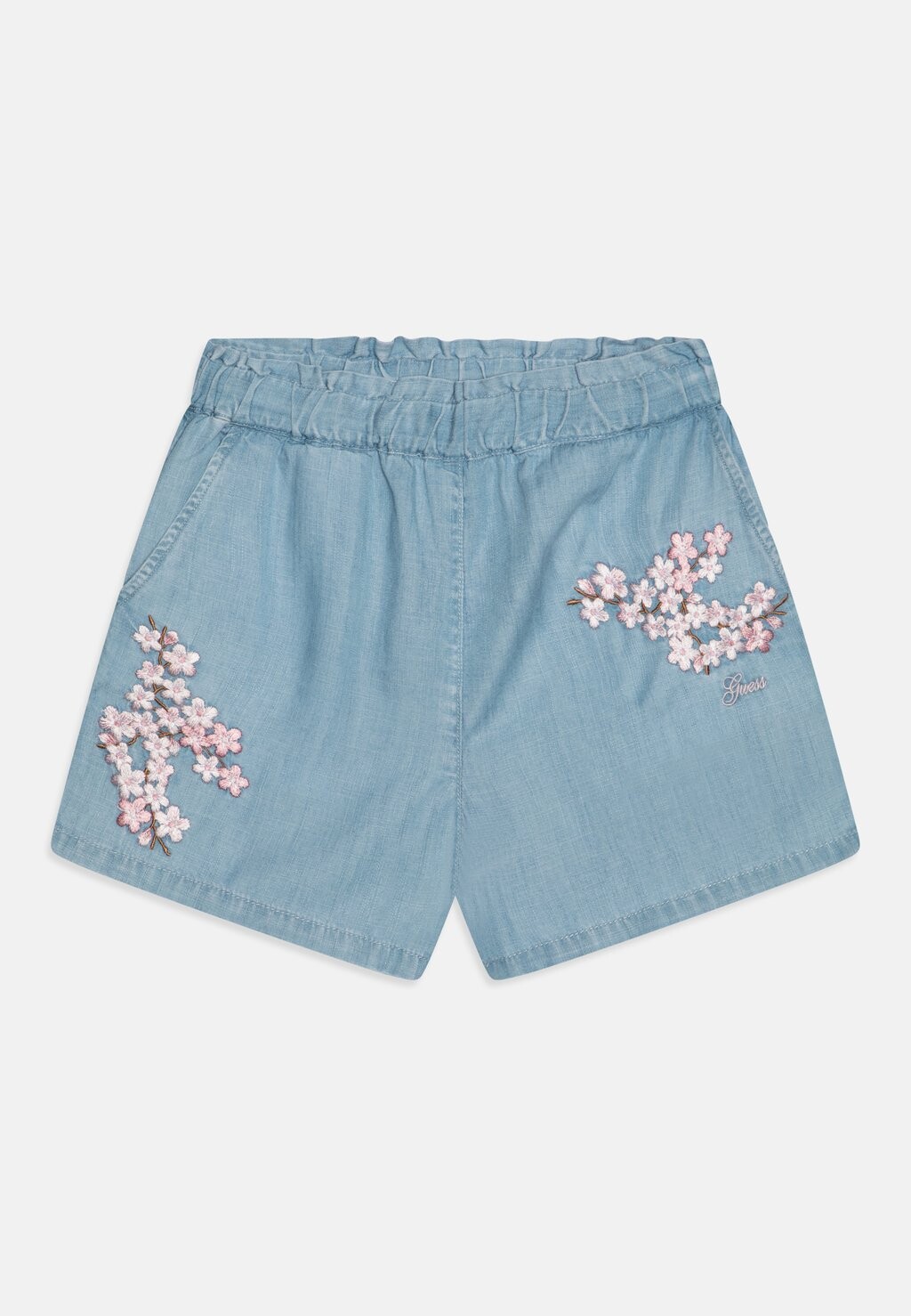 

Шорты Junior Guess, цвет slubby light blue