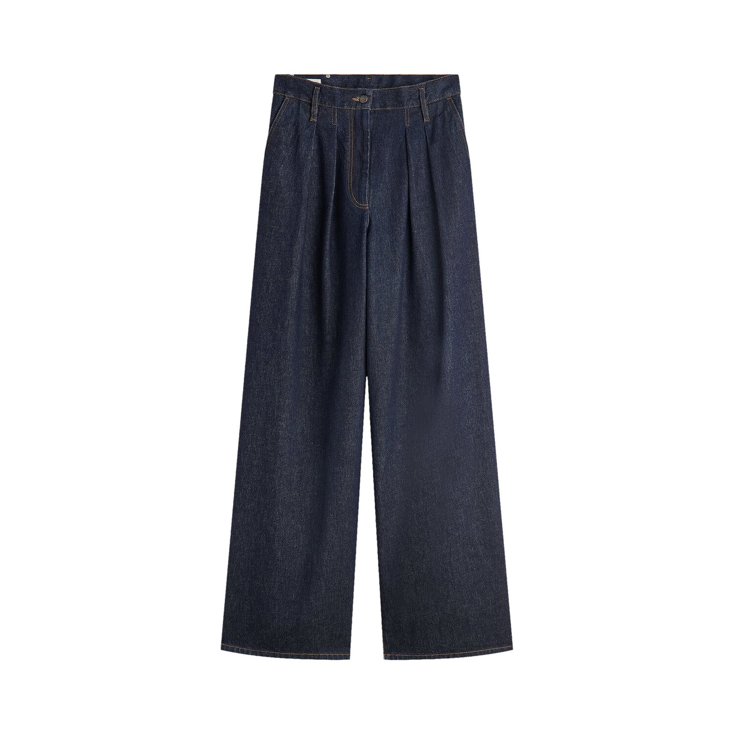 

Джинсы Dries Van Noten со складками, цвет Индиго
