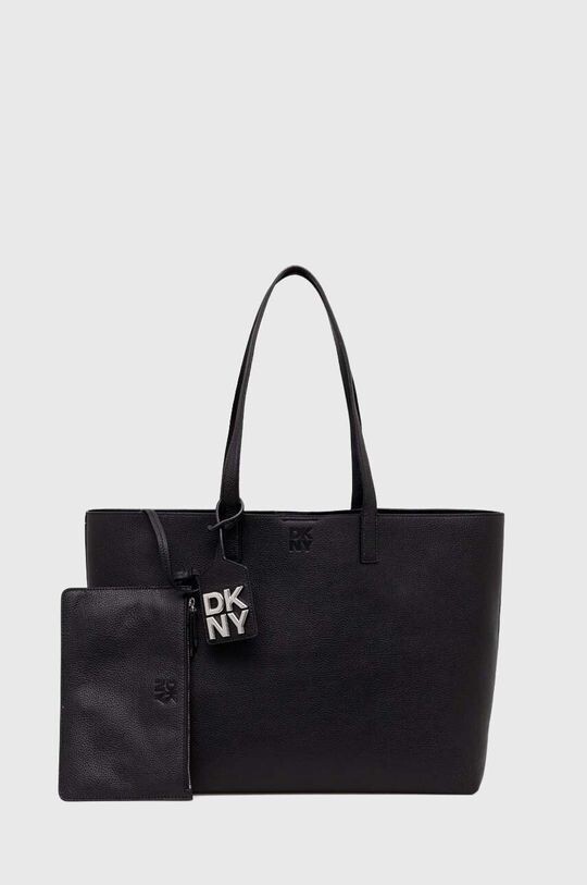 

Кожаная сумочка DKNY, черный