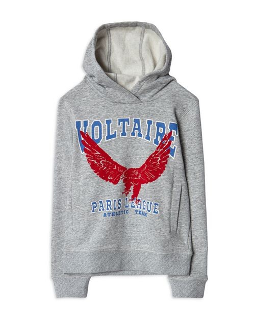 

Толстовка с рисунком Joey Cotton для мальчиков - Little Kid, Big Kid Zadig & Voltaire, цвет Gray