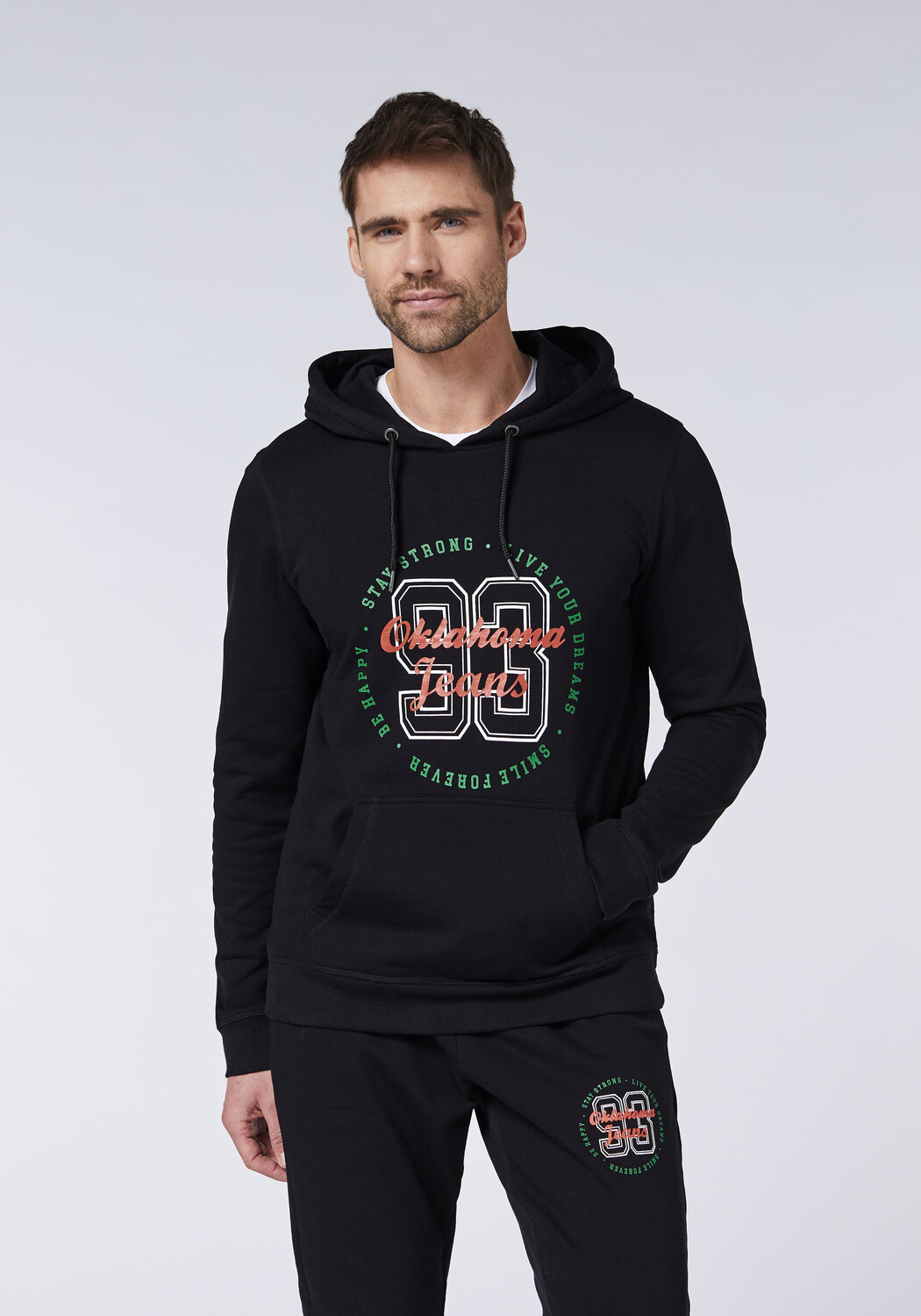

Толстовка Oklahoma Jeans Kapuzen, черный
