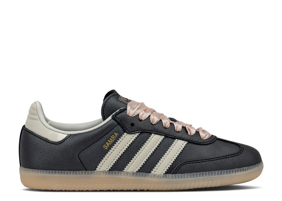 

Кроссовки adidas Wmns Samba, цвет Black Wonder Quartz Ribbon Laces