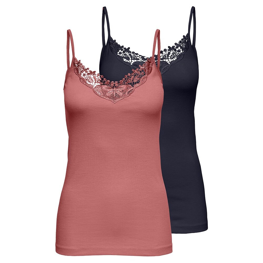

Футболка без рукавов Only Kira Life Lace 2 Units, синий