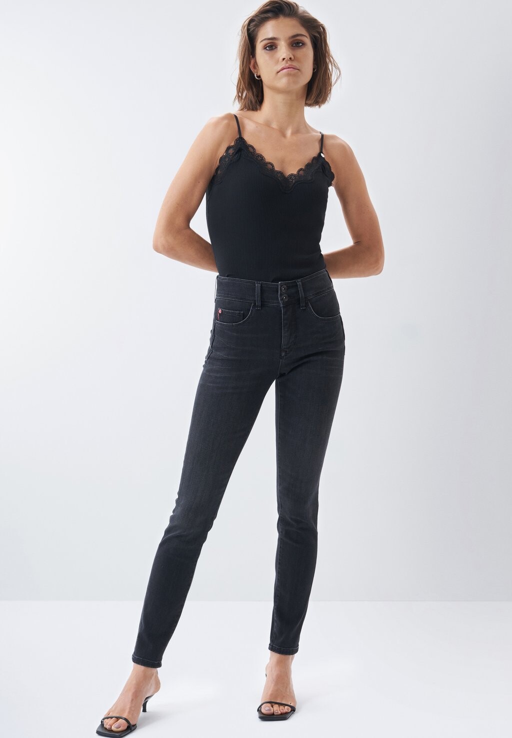 

Джинсы скинни Salsa Jeans, черный