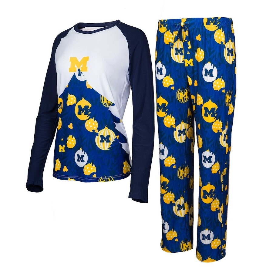 

Пижамный комплект Concepts Sport Michigan Wolverines, нави