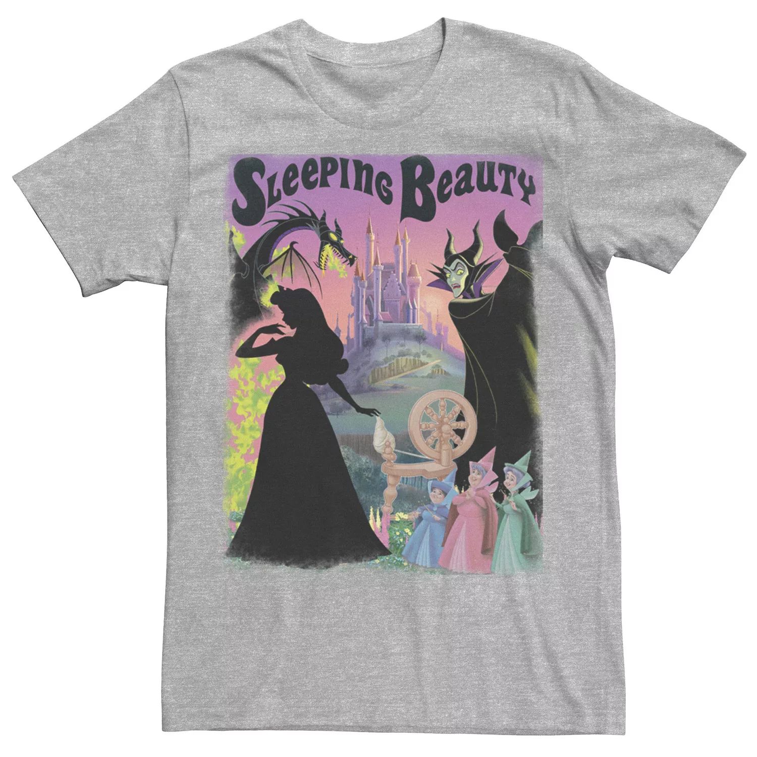 Мужская футболка с плакатом «Спящая красавица Аврора Малефисента» Disney