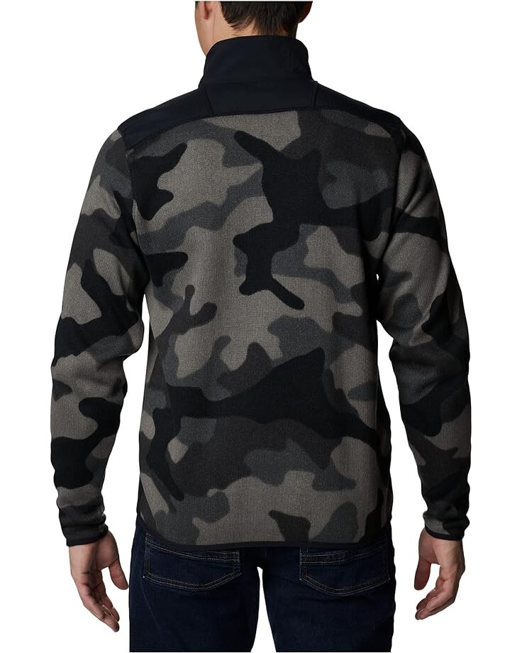 

Свитер Columbia Sweater Weather II Printed 1/2 Zip, цвет Black Mod Camo