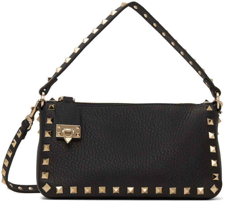 

Черная маленькая сумка Rockstud Valentino Garavani