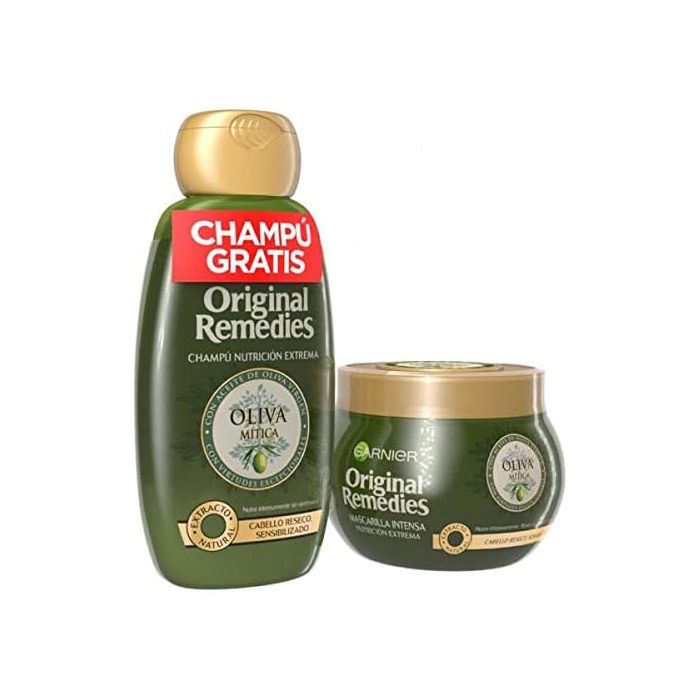 Набор косметики Original Remedies Set Oliva Mítica Champú y Mascarilla Garnier, Set 2 productos garnier response shampoo