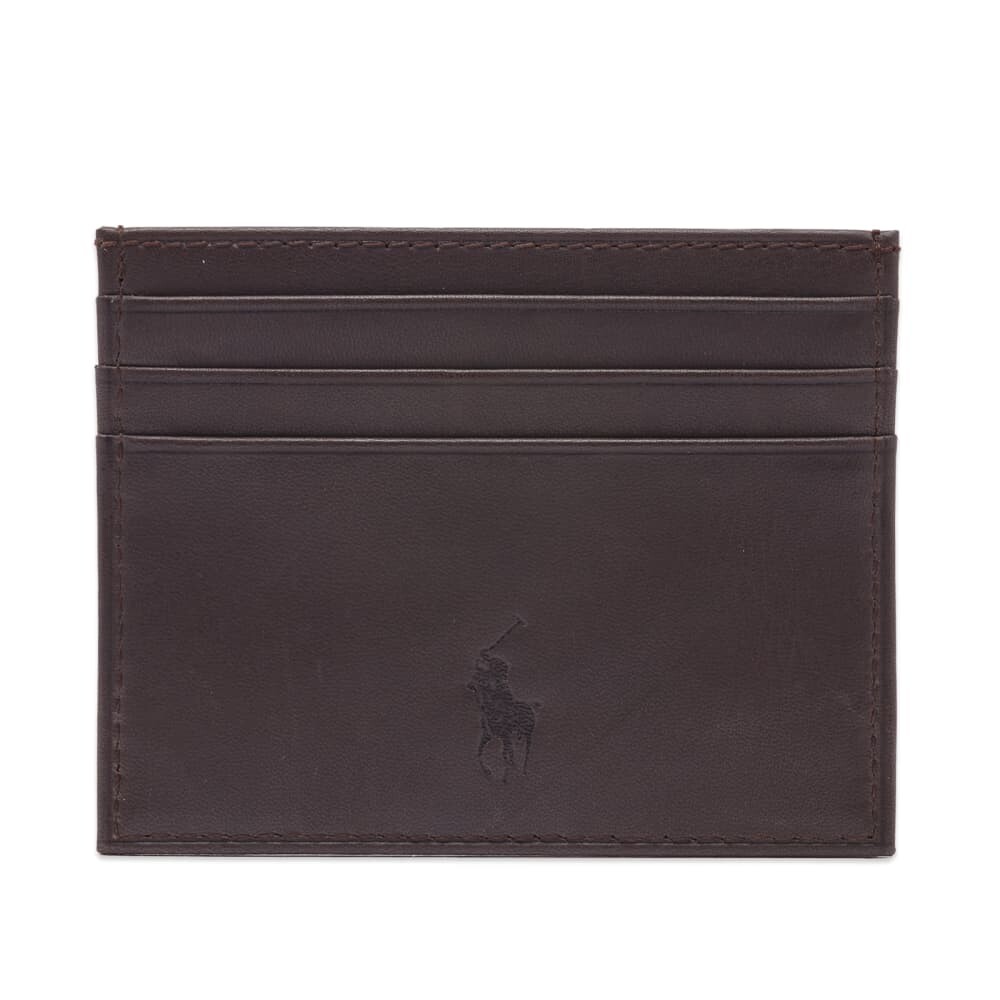 

Кожаная визитница Polo Ralph Lauren, коричневый